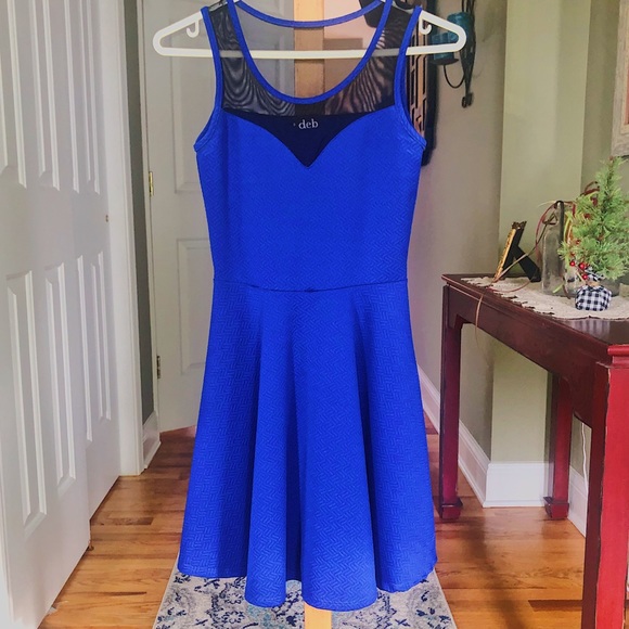 Dark Blue Deb cocktail dress - Picture 2 of 3
